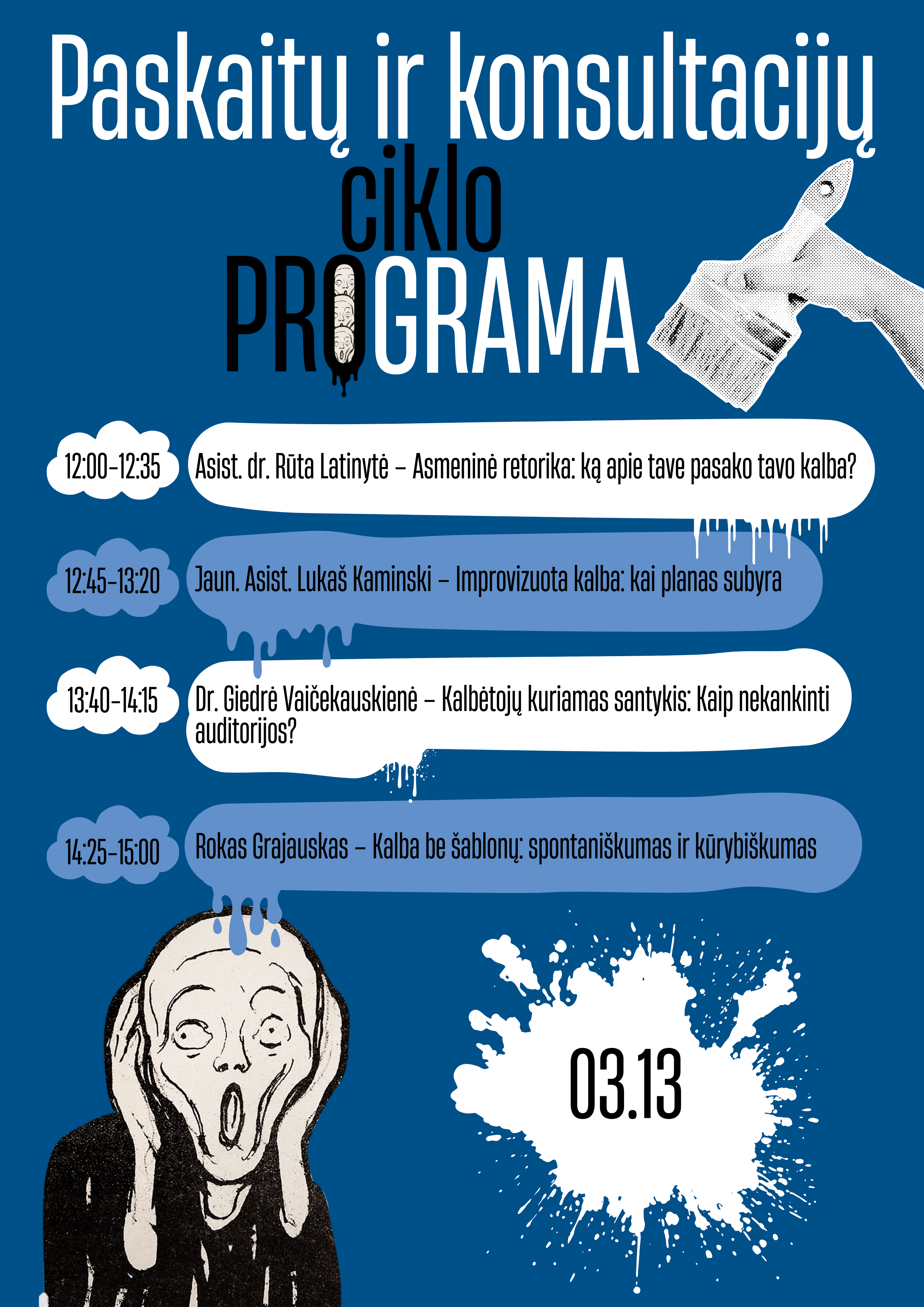 Paskaitų ir konsultacijų ciklo programa