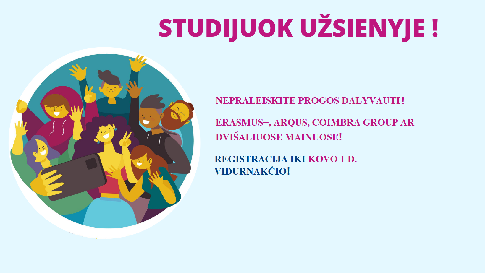 Studijuok užsienyje