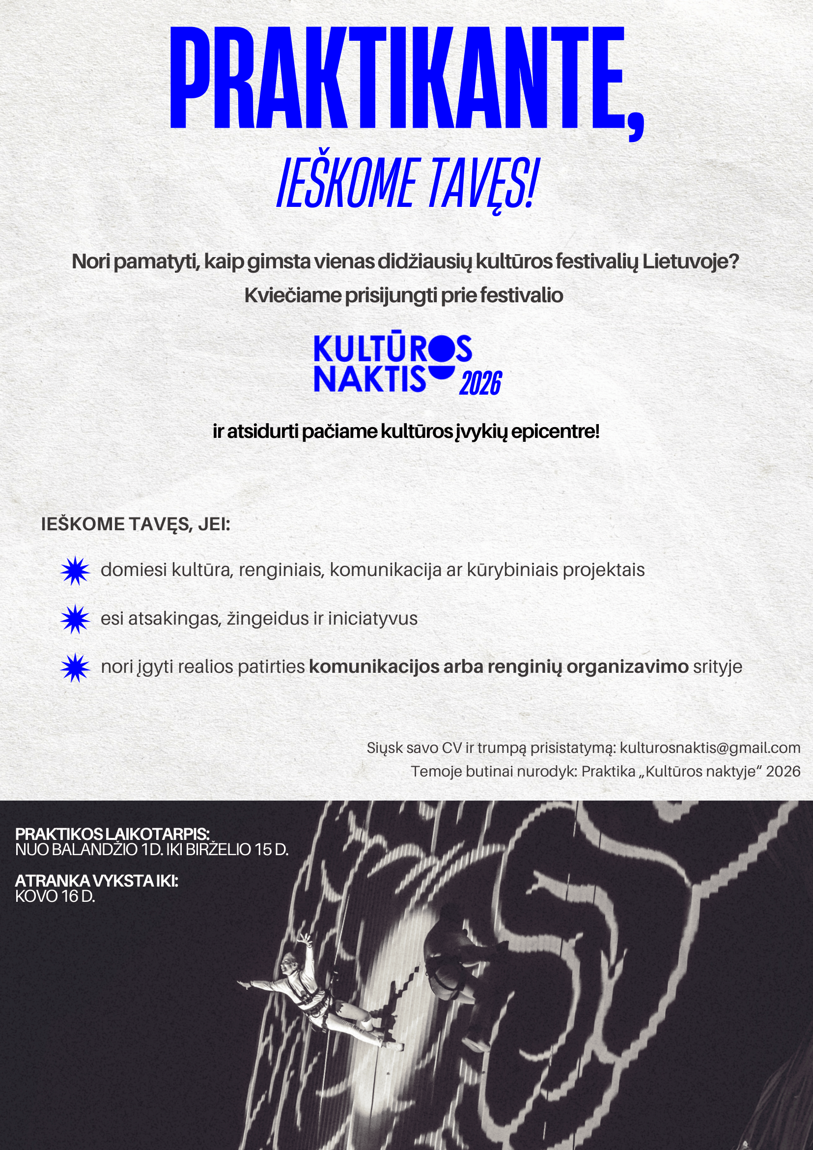 kulturos naktis 2026