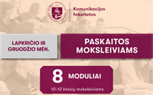 paskaitos moksleiviams 2017