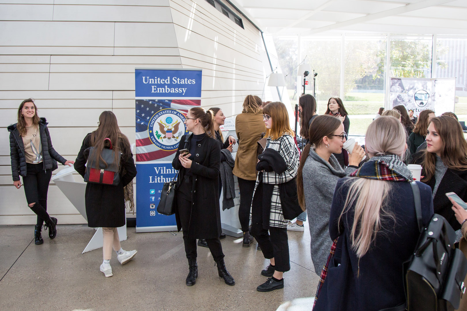 2019 09 26 InfoTerminal Opening VU Sauletekis Library 1