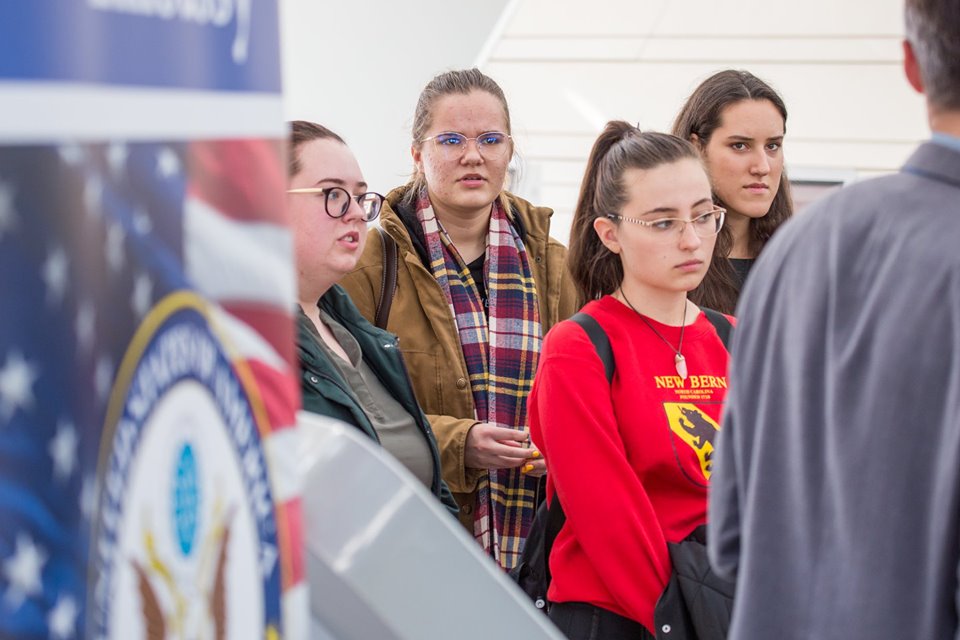 2019 09 26 InfoTerminal Opening VU Sauletekis Library 11