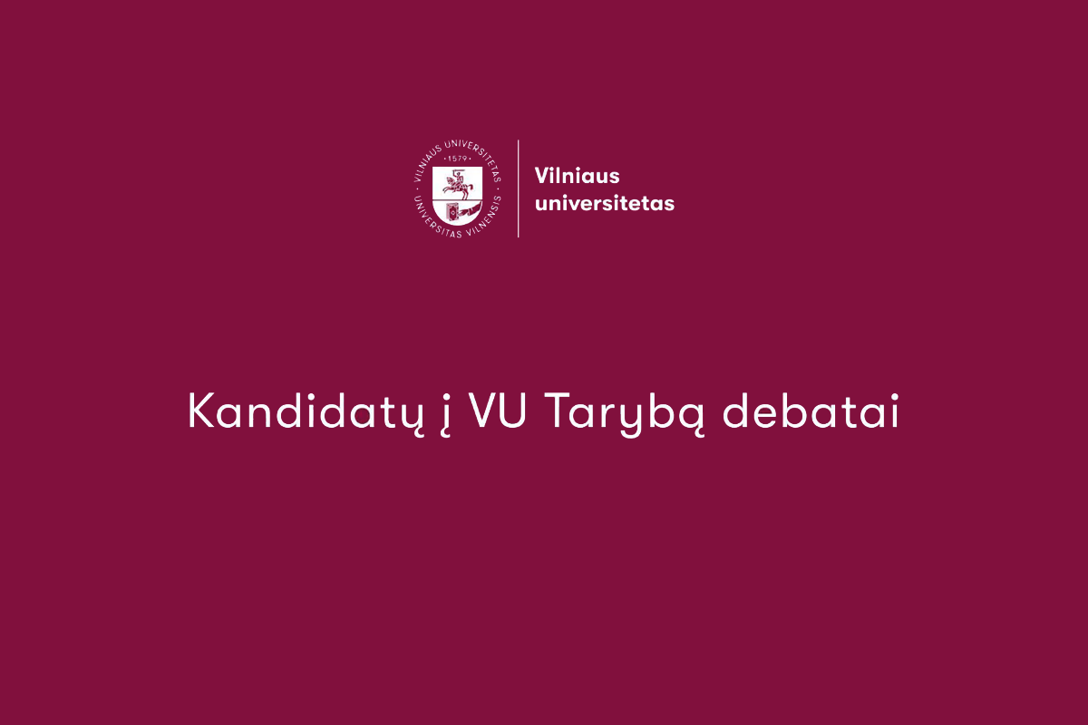 kandidatu i VU taryba debatai