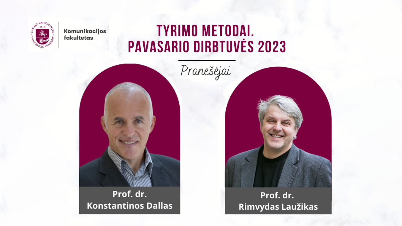 Tyrimo metodai. Pavasario dirbtuvės 2023 1