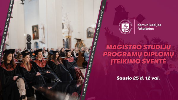 magistru diplomu iteikimas 2023 naujienai