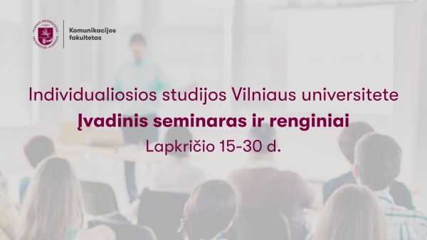 individualiuju studiju seminaras naujiena