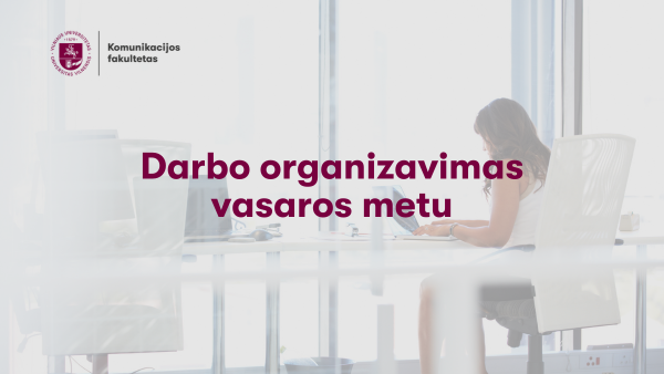 KF darbo organizavimas 2024