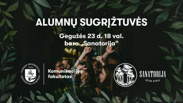 naujienai Alumni sugriztuves